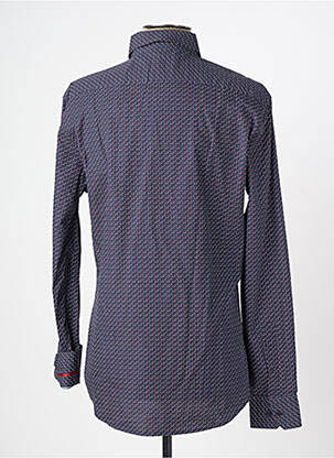 Chemise manches longues imprimé fantaisie bleu CAMBERABERO homme
