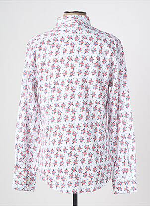 Chemise manches longues imprimé fantaisie blanc CAMBERABERO homme
