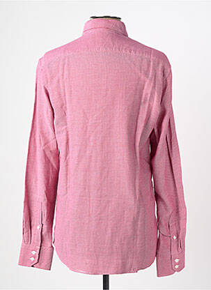 Chemise manches longues coupe cintrée rouge CAMBERABERO homme
