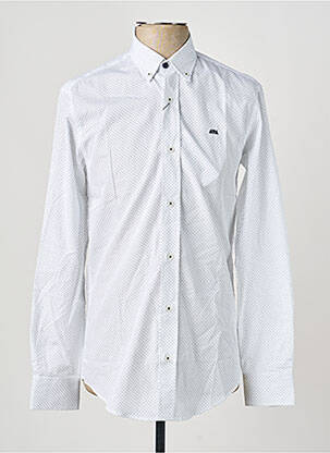 Chemise manches longues poignets boutonnés blanc CAMBERABERO homme