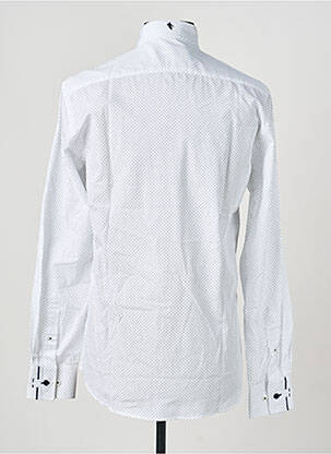 Chemise manches longues poignets boutonnés blanc CAMBERABERO homme