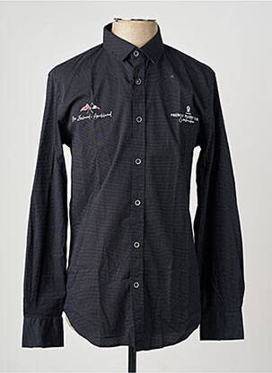 Chemise manches longues manches longues noir CAMBERABERO homme