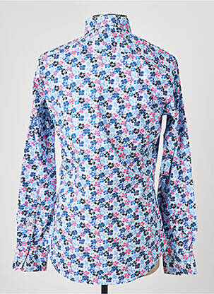 Chemise manches longues poignets boutonnés bleu CAMBERABERO homme