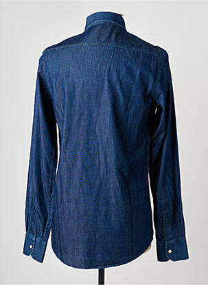 Chemise manches longues poches bleu CAMBERABERO homme