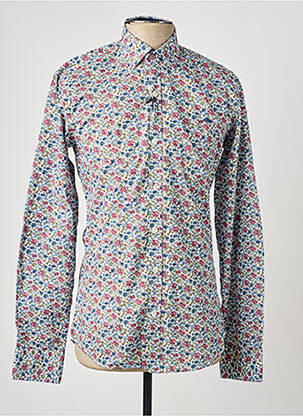Chemise manches longues poignets boutonnés blanc CAMBERABERO homme