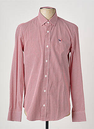 Chemise manches longues imprimé fantaisie orange CAMBERABERO homme