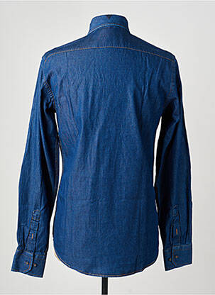 Chemise manches longues poches bleu CAMBERABERO homme