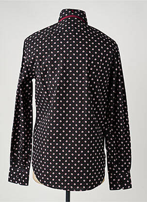 Chemise manches longues poignets boutonnés noir CAMBERABERO homme