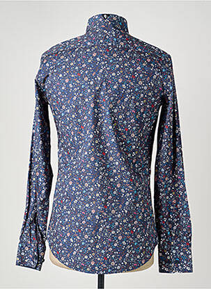 Chemise manches longues poignets boutonnés bleu CAMBERABERO homme