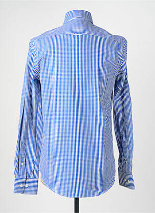 Chemise manches longues coupe cintrée bleu CAMBERABERO homme