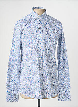 Chemise manches longues imprimé fleurs bleu CAMBERABERO homme