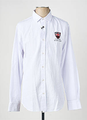 Chemise manches longues imprimé fantaisie blanc CAMBERABERO homme