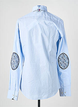 Chemise manches longues imprimé rayures bleu CAMBERABERO homme