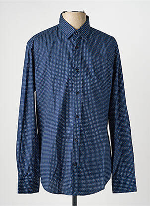 Chemise manches longues imprimé fantaisie bleu CAMBERABERO homme