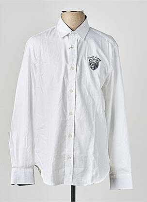Chemise manches longues coupe cintrée blanc CAMBERABERO homme