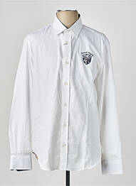 Chemise manches longues coupe cintrée blanc CAMBERABERO homme