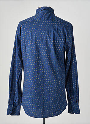 Chemise manches longues coupe cintrée bleu CAMBERABERO homme