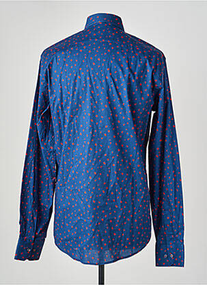 Chemise manches longues coupe cintrée bleu CAMBERABERO homme