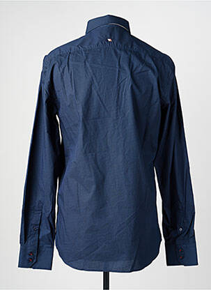 Chemise manches longues coupe cintrée bleu CAMBERABERO homme