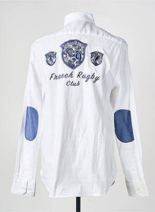 Chemise manches longues coupe cintrée blanc CAMBERABERO homme