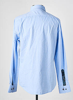 Chemise manches longues coupe cintrée bleu CAMBERABERO homme