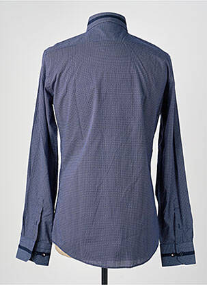 Chemise manches longues imprimé fantaisie bleu CAMBERABERO homme