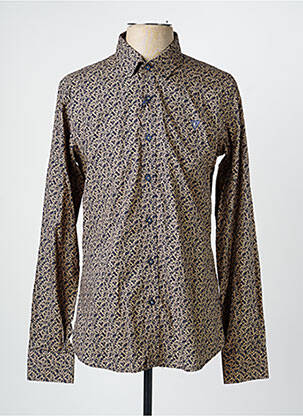 Chemise manches longues imprimé fleurs beige CAMBERABERO homme