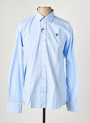Chemise manches longues imprimé rayures bleu CAMBERABERO homme