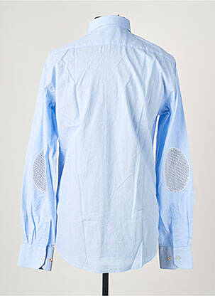 Chemise manches longues imprimé rayures bleu CAMBERABERO homme