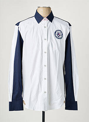 Chemise manches longues coupe cintrée blanc CAMBERABERO homme