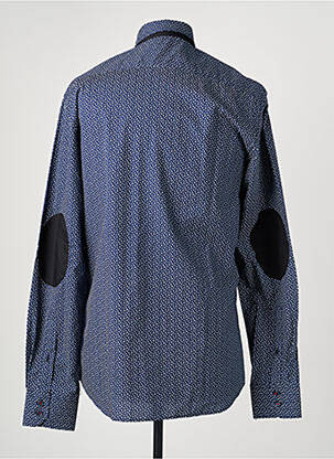 Chemise manches longues coupe cintrée bleu CAMBERABERO homme