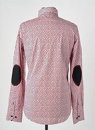 Chemise manches longues coupe cintrée rouge CAMBERABERO homme