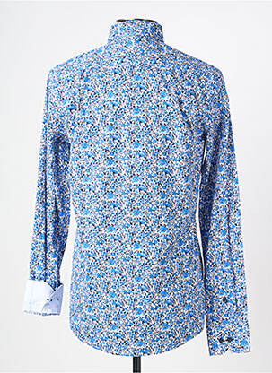 Chemise manches longues imprimé fantaisie bleu CAMBERABERO homme