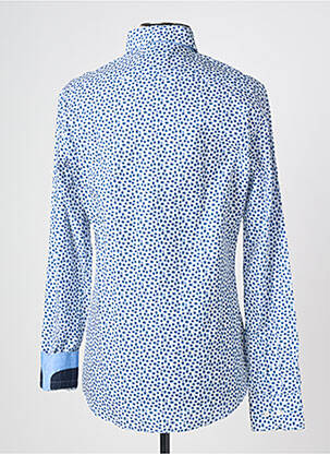 Chemise manches longues imprimé fantaisie bleu CAMBERABERO homme