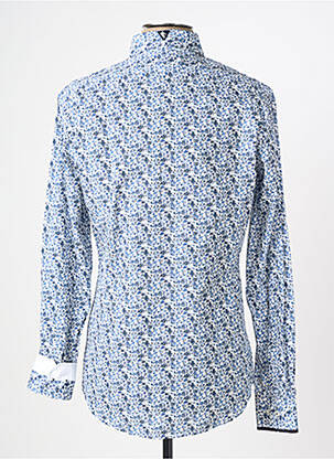 Chemise manches longues imprimé fantaisie bleu CAMBERABERO homme