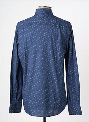 Chemise manches longues imprimé fantaisie bleu CAMBERABERO homme