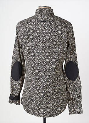Chemise manches longues imprimé fantaisie noir CAMBERABERO homme