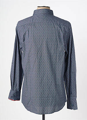 Chemise manches longues imprimé fantaisie bleu CAMBERABERO homme