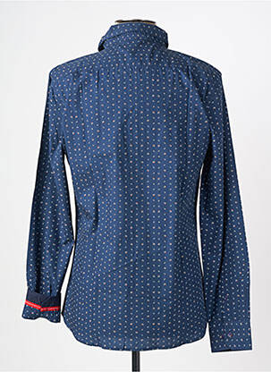 Chemise manches longues imprimé fantaisie bleu CAMBERABERO homme