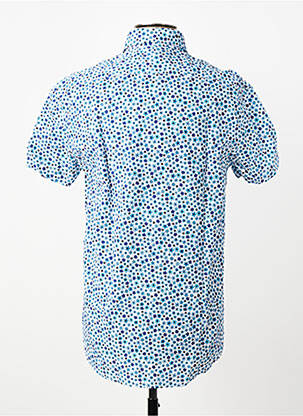 Chemise manches courtes coupe droite bleu CAMBERABERO homme