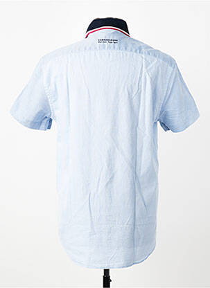 Chemise manches courtes poches bleu CAMBERABERO homme
