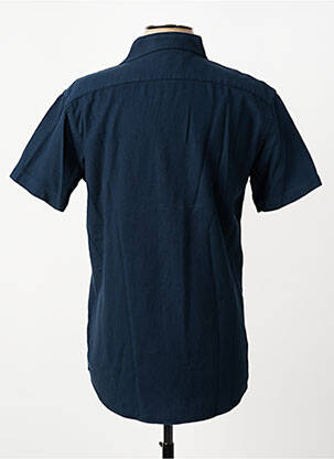Chemise manches courtes coupe cintrée bleu CAMBERABERO homme