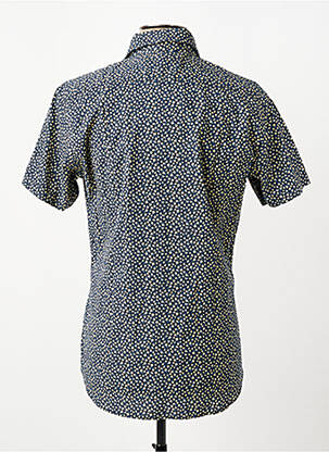 Chemise manches courtes coupe cintrée bleu CAMBERABERO homme