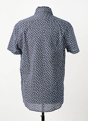 Chemise manches courtes coupe droite bleu CAMBERABERO homme