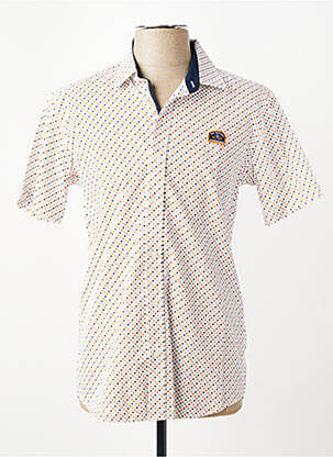 Chemise manches courtes coupe cintrée orange CAMBERABERO homme