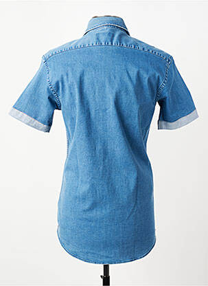 Chemise manches courtes poches bleu CAMBERABERO homme