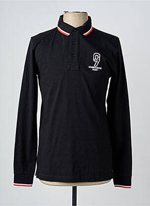 Polo manches longues manches longues noir CAMBERABERO homme