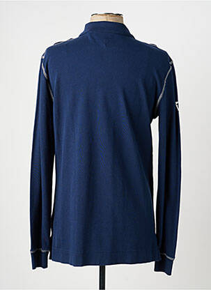 Polo manches longues manches longues bleu CAMBERABERO homme