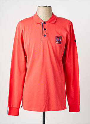 Polo manches longues manches longues rouge CAMBERABERO homme