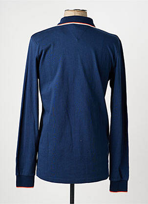 Polo manches longues manches longues bleu CAMBERABERO homme
